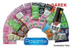 Kondomy Pasante, mix 61 ks + lubrikační gel, 50 ml