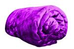 Deka z mikroflanelu | Velikost: 220 x 200 cm | Sytě fialová
