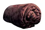 Deka z mikroflanelu | Velikost: 150 x 200 cm | Hnědá