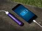 Veho PowerBank 2800 mAh - Purple + karabina
