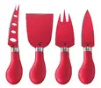 12. EASY CUT set 4 červených nožů na sýr