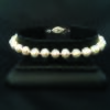 Náramek jednořadý malé perly | Bílá