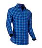 Košile Pontto modrá kostka (P-7003-03) | Velikost: XL | Modrá