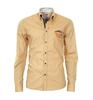 Košile Pontto žlutá výšivka (P-8005-06) | Velikost: L | Žlutá