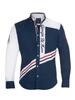 Luxusní Košile Giorgio Di Mare Navy-bílá (gi4957574) | Velikost: L | Modrá