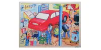 Dřevěné puzzle AUTO 160 ks