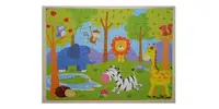 Dřevěné puzzle ZVÍŘÁTKA 60 ks