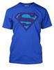 Pánské triko Superman Blue S-Shield + oficiální krabička | Velikost: S | Modrá