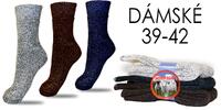 Dámské ponožky z ovčí vlny 39-42