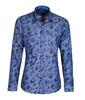 Košile StyleOver Modrá s květinovým vzorem (SO-3505-01) | Velikost: M | Modrá
