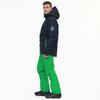 Pánský lyžařský komplet - bunda Navy Blue a kalhoty Domany Dollar | Velikost: M | Tmavě modrá a zelená kombinace