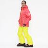 Dámský lyžařský komplet - bunda Jirata Shine a kalhoty Luciany Neon Yellow | Velikost: S | Růžová a žlutá kombinace