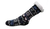 Dámské domácí hřejivé ponožky | Velikost: 35-38 | Černá