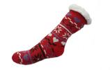 Dámské domácí hřejivé ponožky | Velikost: 35-38 | Červená