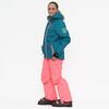 Dámský lyžařský komplet - bunda Jirata Oceano a kalhoty Luciany Shine | Velikost: S | Zelená a růžová kombinace