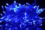 Vánoční LED osvětlení - modré, 18 m