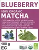 100 g matcha v BIO kvalitě s extraktem z borůvek