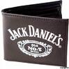 Peněženka Jack Daniel's, otevírací, Old No. 7 logo, černá, 11 x 9 cm