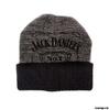 Zimní úpletová čepice Jack Daniel's, šedo-černá