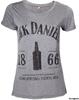 Dámské tričko Jack Daniel's ladies, 1866, šedé | Velikost: M