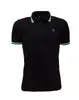 Fred Perry Tričko POLO Black (Green/White) | Velikost: S | Černá