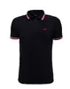 Fred Perry Tričko POLO Navy (White/Red) | Velikost: L | Modrá