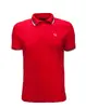 Fred Perry Tričko POLO Red (Blue/Ecru) | Velikost: S | Červená