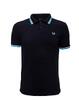 Fred Perry Polo Navy (White/Blue) | Velikost: S | Modrá
