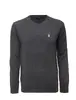 Ralph Lauren Svetr V-NECK Dark Grey (Grey) | Velikost: S | Šedá