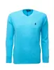 Ralph Lauren Svetr V-NECK SWEATER Turquoise (black) | Velikost: S | Modrá