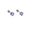 Náušnice se Swarovski Elements 31030.3 Violet