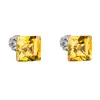 Náušnice s křišťálem Swarovski 31065.3 Sunflower