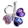 Přívěsek se Swarovski Elements 34163.3 Heliotrope