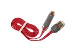 USB kabel 2v1-červený