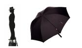 Designový deštník Silhouette Deluxe Gentleman - černý
