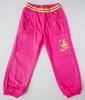 Dětské zateplené kalhoty s barevným motýlem | Velikost: 86 | Červená