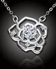 Romantický náhrdelník "Crystal Rose"