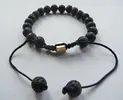 Unisex Shamballa náramek s lávovými kameny