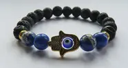 Dámský náramek Hamsa zlatý Sea sediment