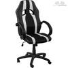 Kancelářská židle MX-Racer Stripes černá/bílý