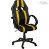 Kancelářská židle MX-Racer Stripes černá/žlutý