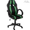 Kancelářská židle MX-Racer Stripes černá/zelený