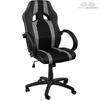 Kancelářská židle MX-Racer Stripes černá/šedý