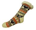 Domácí ponožky se srdíčky | Velikost: 35-38 | Bílá