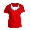 Pánské tričko „Vousy“ | Velikost: S | Červená