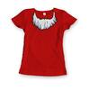 Dámské tričko „Vousy“ | Velikost: S | Červená