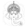 Ganesha | Velikost: 20x20cm