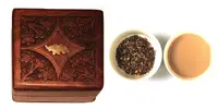 Výborný indický Masala chai v krásné dřevěné krabičce