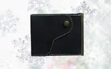Hovězí pánská peněženka | Černá