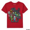 Dětské tričko Minecraft 4 | Velikost: 9-10 let | Červená